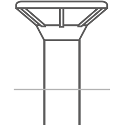 Detalhe de Estrias de Corte no cabeça