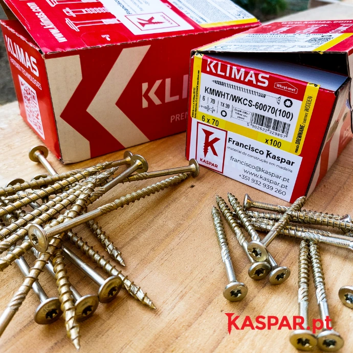 Parafuso na caixas kaspar.pt