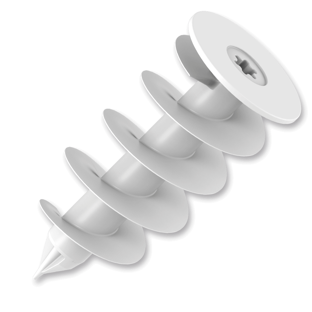 [21065] Wall plug for polystyrene HDP 60, 23x58mm, polyamid