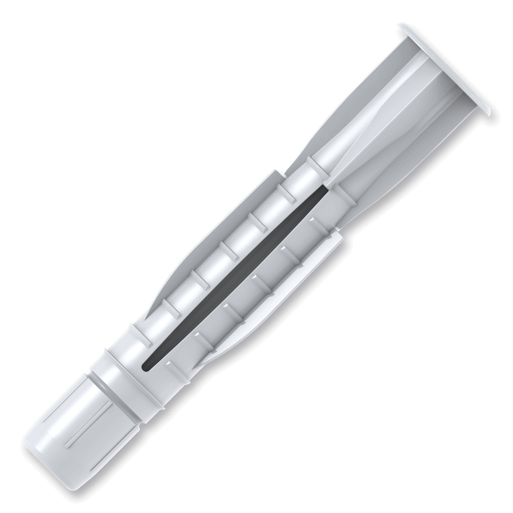 [16206] Bucha para Tijolo com bordo 6x38mm, polyethylen