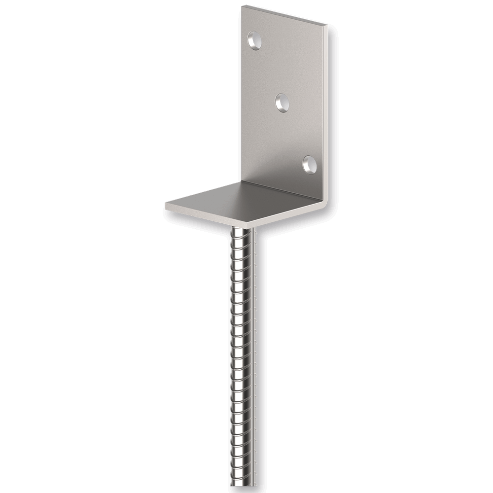 [7068] Base ancoragem para concreto Typ L 120x100x4