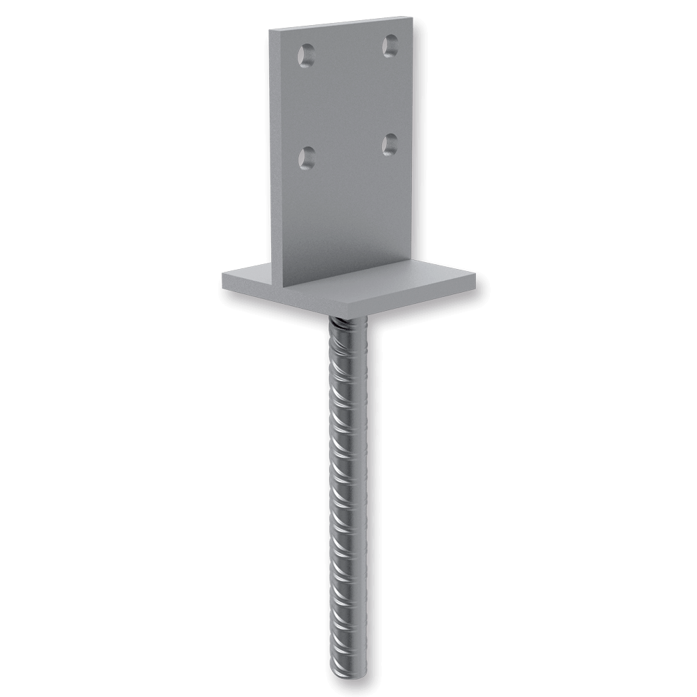 [17432] Base anchoring for concrete Typ T 90x90x4