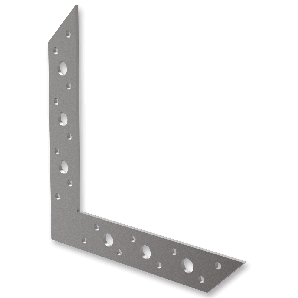 [7813] Corner bracket 130x130x32x2