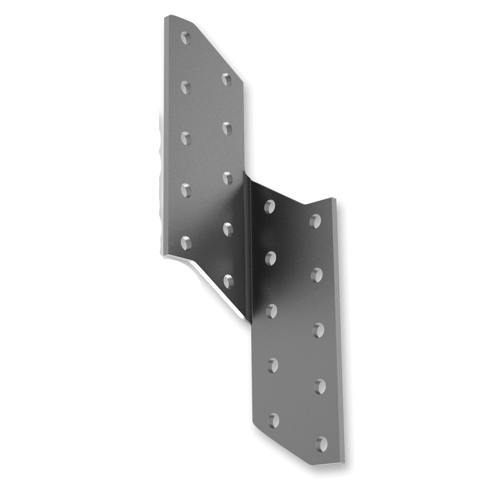 [24829] Purlin-to-rafter connector 370x2 right