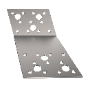 Angle bracket 135° VALBY 80x63x108x2 left