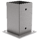 Sapata de poste quadrada 90x90x150