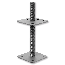 Post base 80x80x250x4 M24
