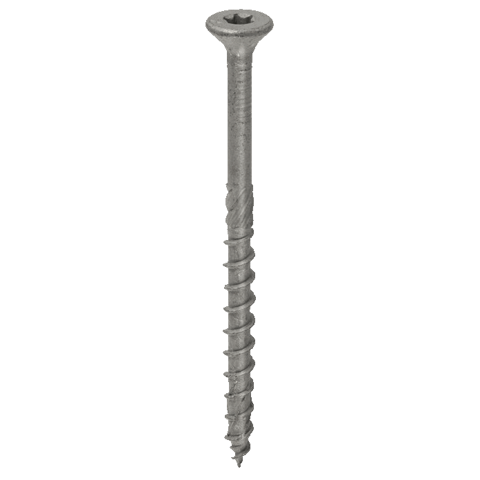 [KMWHT-60080(100)-D] Construction Screw 6x80 Countersunk TX30 Ceramic