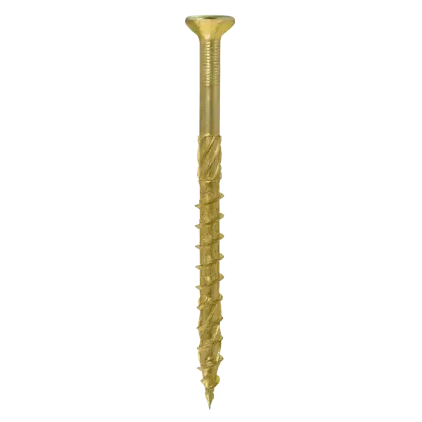 Construction Screw 10x220 Countersunk TX40 Yellow Zinc