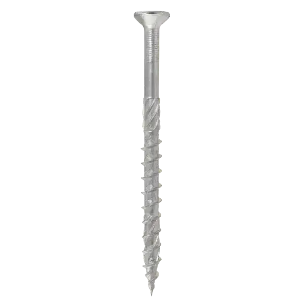 Construction Screw 8x320 Countersunk TX40 White Zinc
